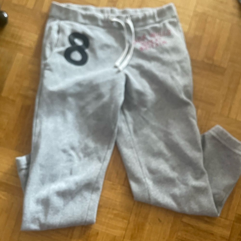 Jack Wills Gray Sweatpants with Number 8